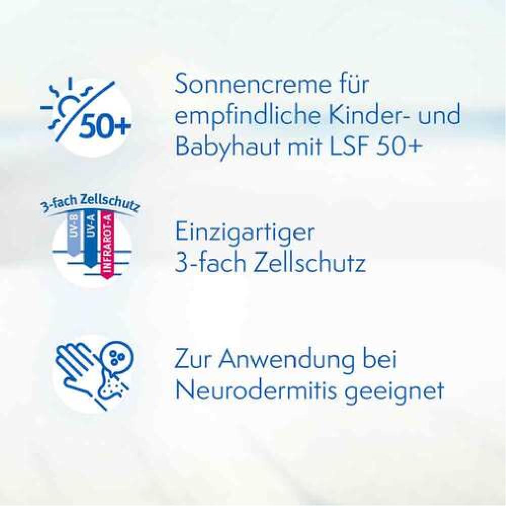 Ladival Детский солнцезащитный крем для лица SPF 50+, 50 мл