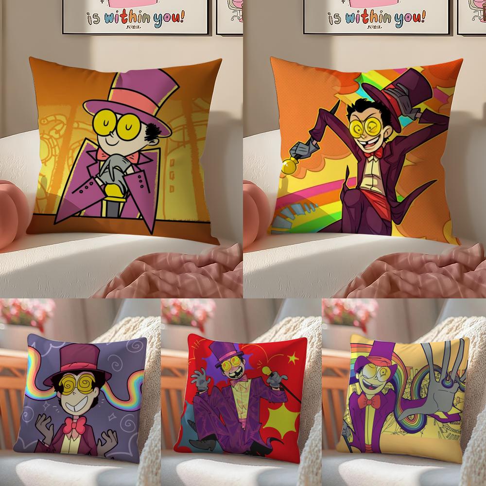 Cool Cartoon S-Superjail Pillow Case Pattern Printed Pillowcase For Living Room Sofa Cushion Cover & Bedroom Decor