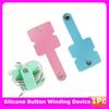 1PC Storage Lightweight Winding Device Business Trips Button Occupying Minimal Space Silicone Electronic Accessories