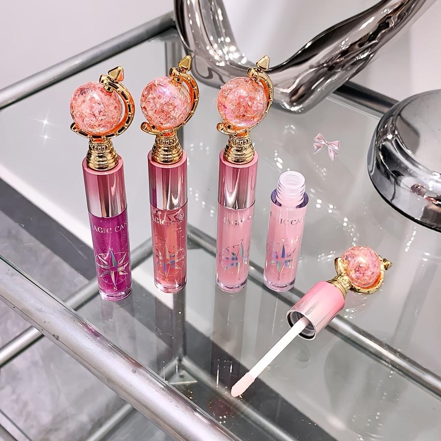Hydrating Lip Gloss Long-Lasting and Non-Staining Glass Lipstick with Earth Design, Glossy Finish Beauty Essentials Glossy Finish Lipstick