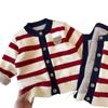 Kids Thick Double Layer Knit Sweater Winter Warm Boys Girls Outerwear