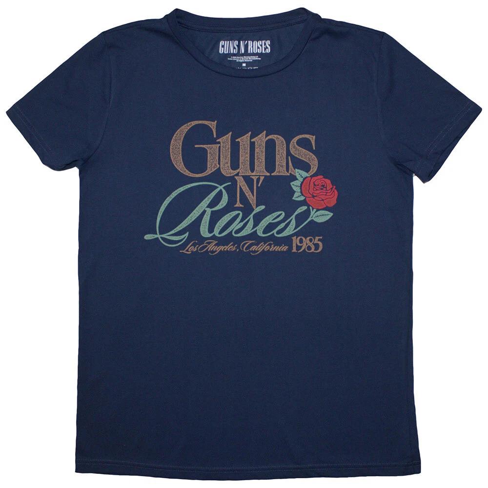 Guns N  Roses Ladies T-Shirt: California 1985 (Large) 2XL