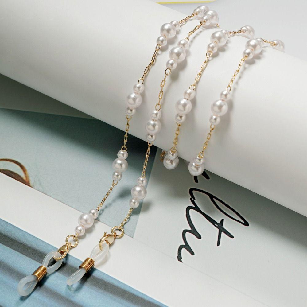 Beads Eyeglass Holder Necklace Anti-Lost Sunglasses Chains Sunglasses Decoration