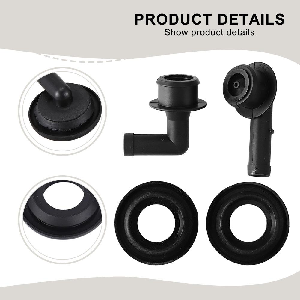 Automotive Replacement CCV Grommets Kit Vent Valve Elbows Brand New Condition Easy Installation For Jeep 4.0L Engine