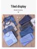 Cozy Kids' Patchwork Thermal Set: Antibacterial Boys' & Girls' Underwear and Pajamas for Autumn & Winter