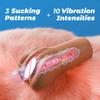 Male Masturbator Realistic Vagina Pocket Pussy Masturbation Cup with 3 Sucking & 10 Vibration Adult Sex Toys for Men