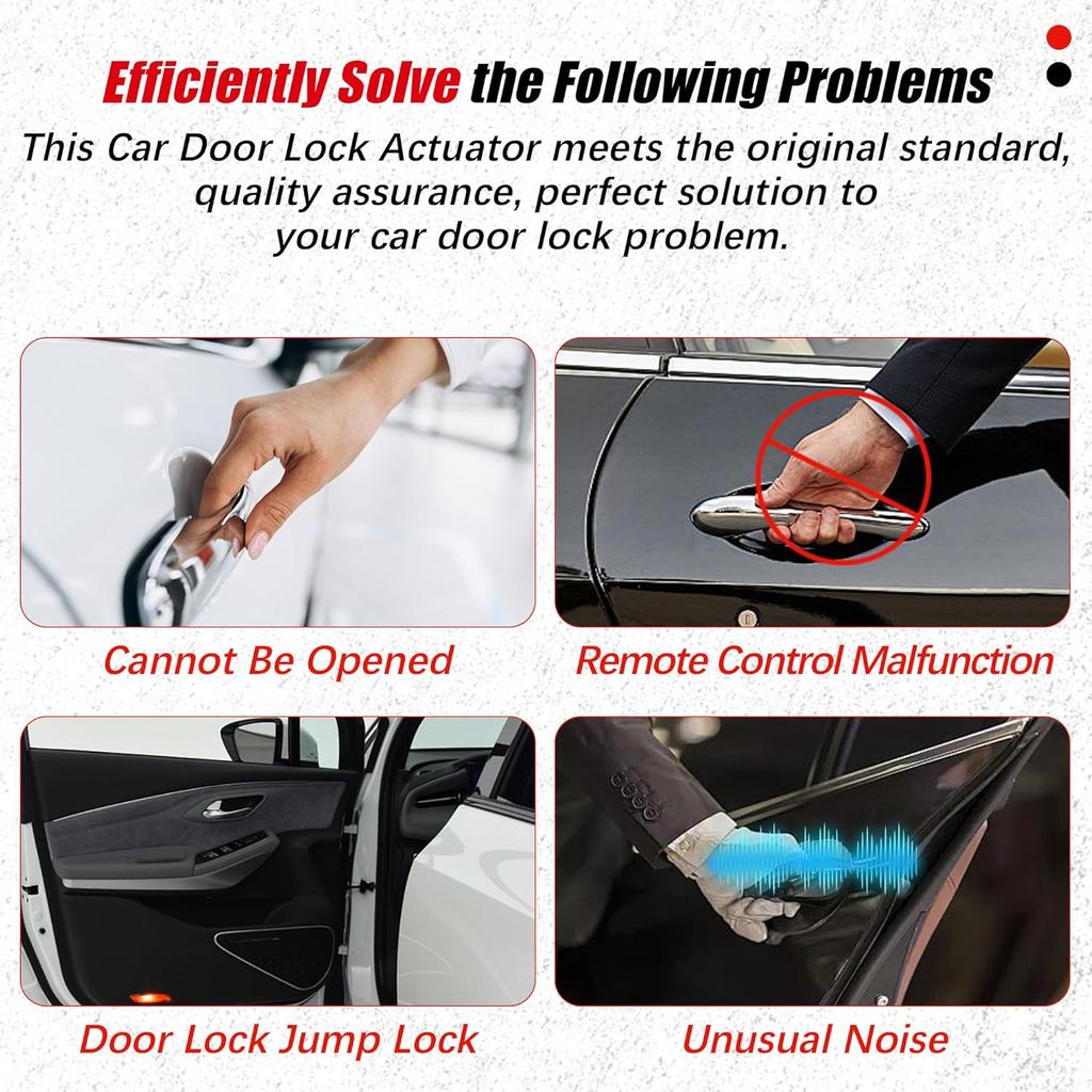 FAERSI Door Lock Actuator Motor Front Left Driver Side Compatible With 2003 2004 2005 Honda Accord Civic CR-V Element Odyssey Pilot, 2002-2006 Acura