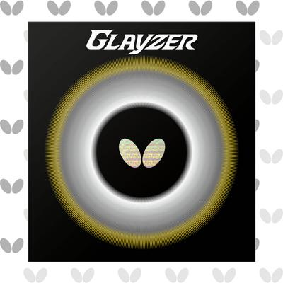 Butterfly Table Tennis Made In Japan Rubber Glazer Soft Back High Tension Black Thickness 06100 (278)
