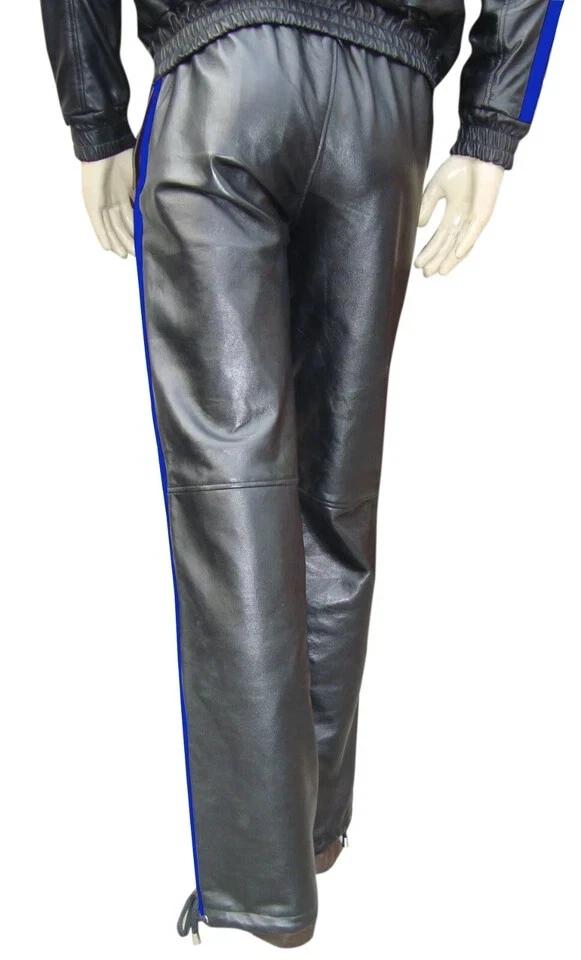 Leather Lambskin New Men's Pant Trousers Genuine Wear Biker Stylish Biker Soft