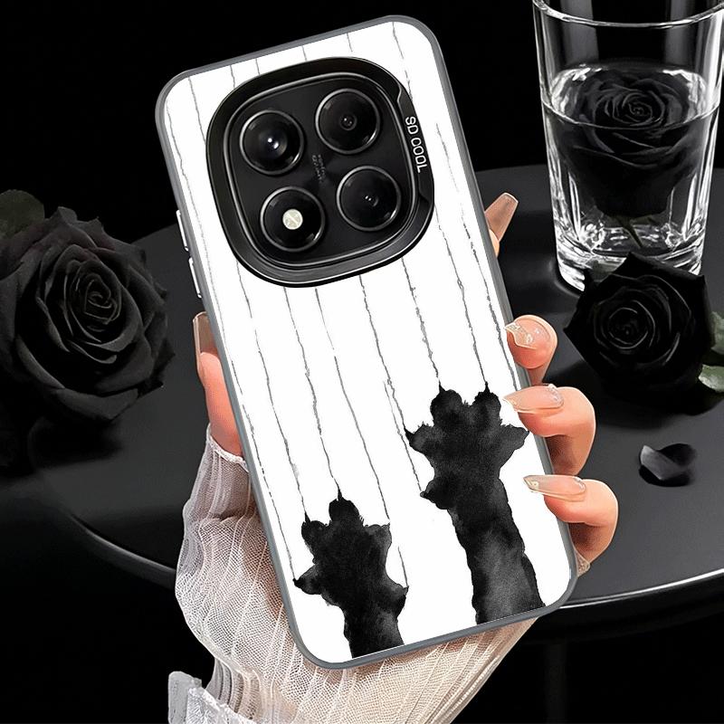 Katzenpfote Lustige Kratzpfote Niedlich Stoßfest Handyhülle für Xiaomi Redmi Note 15 14 13 12 Pro Plus 11 11S 11T 5G Hülle Anti F