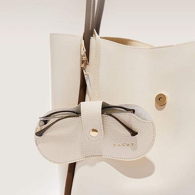 Glasses Cover Cute Hanging Pu Leather Sunglasses Reading Glasses Storage Bag Portable Travel Eyewear Holder