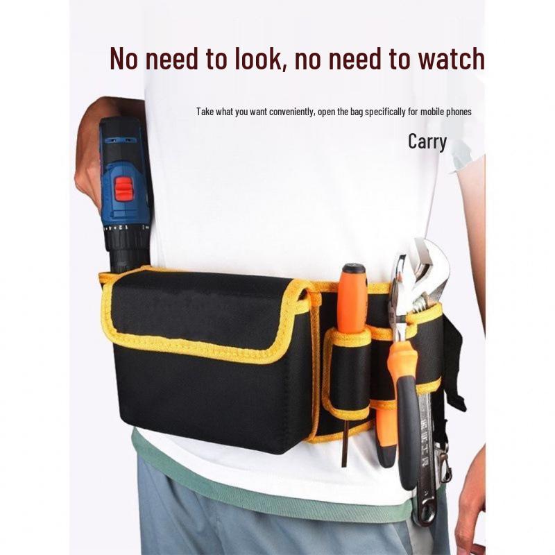 Thickened Multi-functional Tool & Storage Pouch for Electricians and Woodworkers