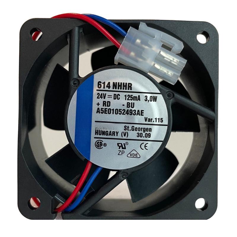 614NHHR A5E01052493AE 24VDC 3W Axial Fan 60x60x25MM