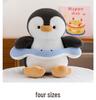 Penguin Plush Toy Cartoon Swim Ring Pillow for Children