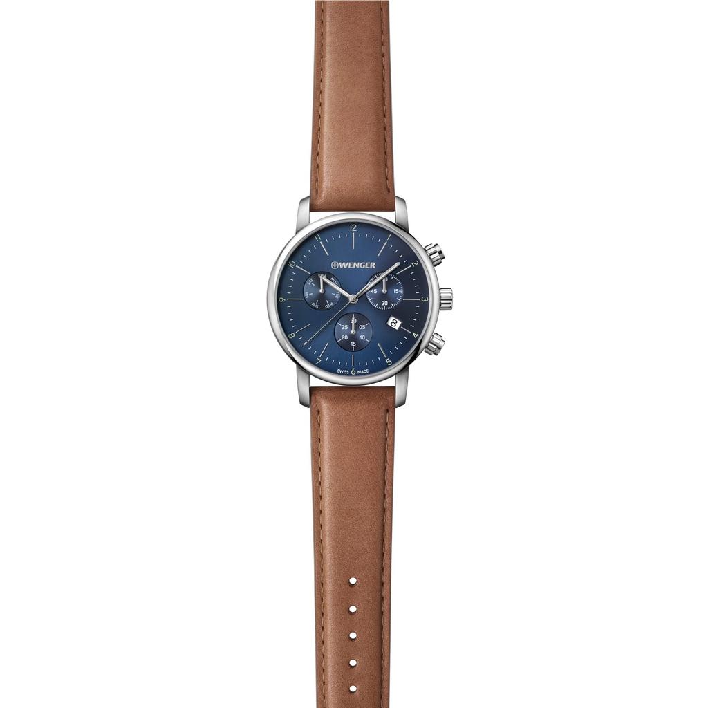 Wenger URBAN CLASSIC CHRONO Wristwatch, 01.1743.104, Quartz Movement, Gift [Official Japanese Product]