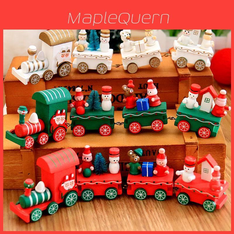 Delightful Christmas Wooden Train Decor Ideal Holiday Gift For Kids And Schools