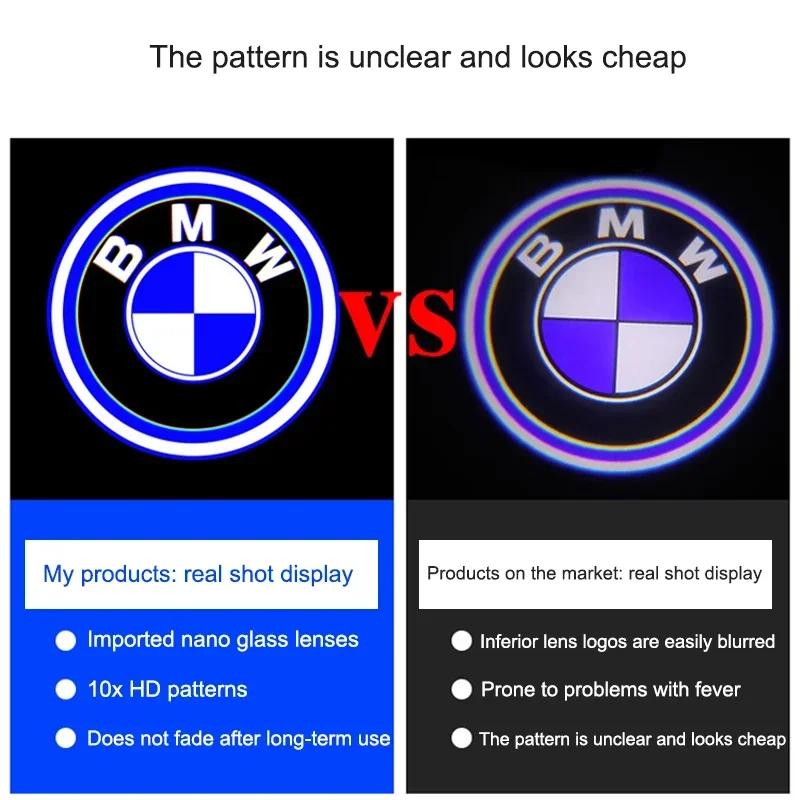 LED Auto Tür Logo Projektor Lampen Willkommenslicht Für BMW E90 E91 E92 E93 E60 E61 F10 F07 E63 E64 F12 F13 F30 E87 F20 Zubehör