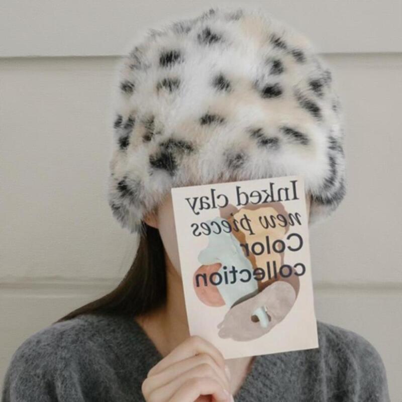 Women's Winter Eskimo Hat Leopard Fur Hat