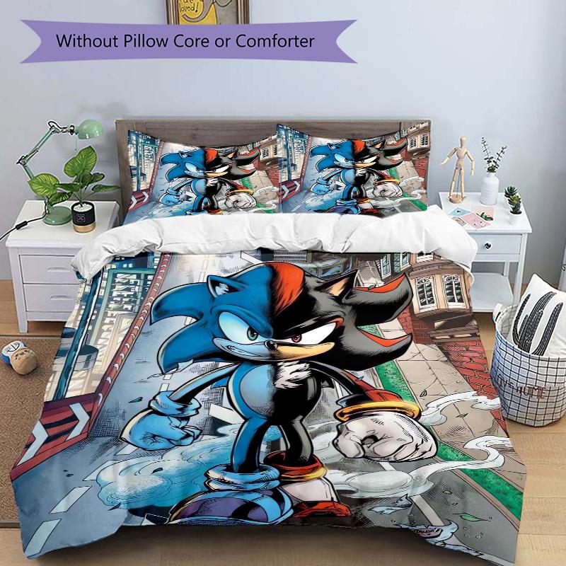 

3pcs The Ultimate Battle Quilt Set - Soft and Comfortable Bedroom, Guest Room and Dorm Decor Bedding Set 1 Quilt Cover + 2 Pillowcases.H085 135cm*200cm