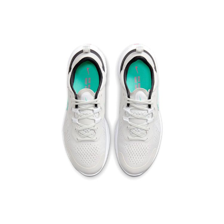 Nike Pánské React Miler 2 Platinum Tint White Dynamic Turquoise CW7121-004