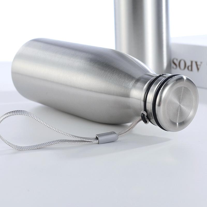 650-1000Ml Portable Outdoor Water Bottle Stainless Single Wall Insulated Cup