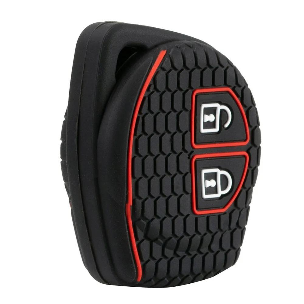 

2 кнопки силиконовый чехол для автомобильного пульта дистанционного управления чехол для Suzuki Swift Ignis Vitara Liana Ciaz Baleno чехол для автомобильного брелока чехол для декора
