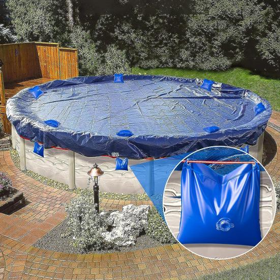 

8 шт., подвесная сумка для покрытия бассейна, сверхпрочная герметичная водопроводная трубка для надземных работ