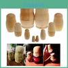 Beautiful Five Layer Russian Nesting Dolls Crafted From Natural Wood For Diy Projects