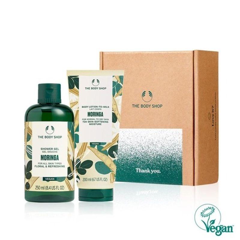 

[The Body Shop] Moringa Body Care Set (Shower Gel + Body Lotion) Moringa Body Care Set Shower Gel + Body Lotion
