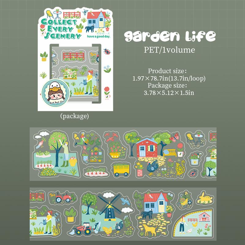 

1 Roll Adhesive Tape Exquisite Manga Graffiti Style Adhesive Tape Scrapbook Supplies Notebook Photo Frame Cup DIY Decoration