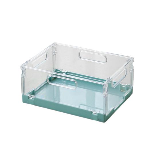 Storage Basket with Cover Easy Assembly Foldable Design Stackable Toy Storage Box