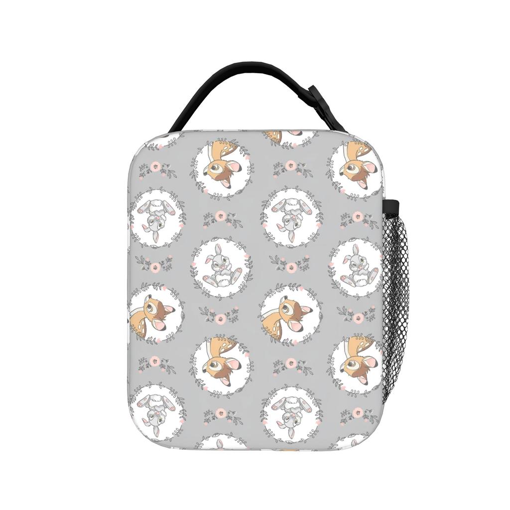Maries Cat Thermal Lunch Box High Capacity Adorable Cat Lunch Container Thermal Carrier Tote Lunch Box Beach Outside Lunch Pouch
