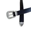 PU Leather Rhinestone Belt Zinc Zinc Alloy Jeans Waistband All-match Women Belt  Decorative
