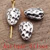 Charms Piatto Torsione Foro Grande Perline Sfuse Per Braccialetto Collana Gioielli Fabbricazione Componenti