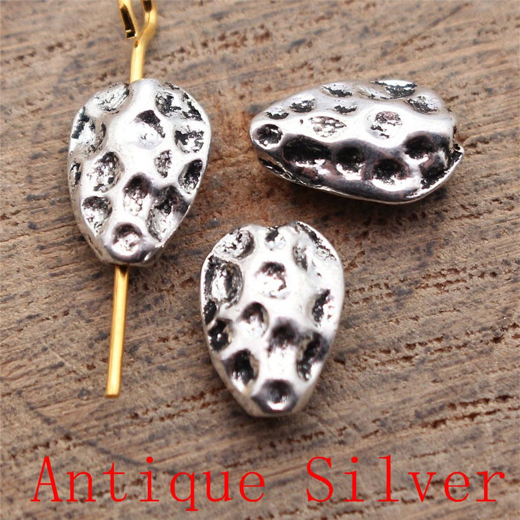 Charms Piatto Torsione Foro Grande Perline Sfuse Per Braccialetto Collana Gioielli Fabbricazione Componenti