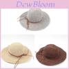 Summer Straw Hat With Wide Brim And Breathable Design For Beach And Travel