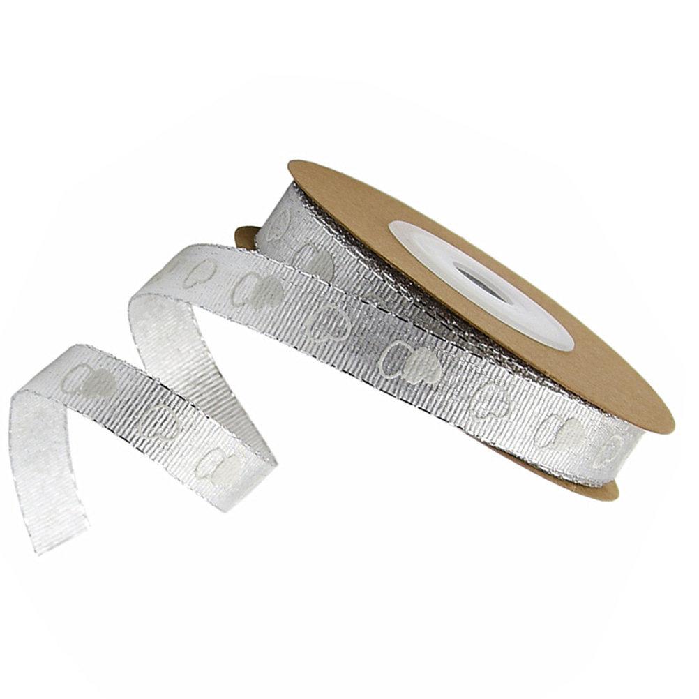 Romantic Heart Printed Ribbon 10m Length Perfect for Valentine's Gifts Wrapping and Wedding Decorations Ribbon