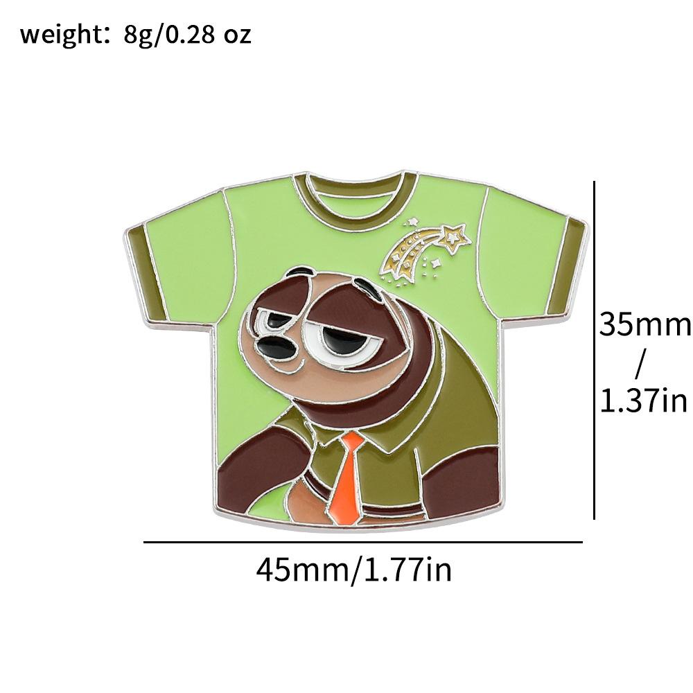 28 Spot Crazy Zootopia Metal Badge Nick Fox Judy Rabbit Alloy Enamel Brooch Hot Sale