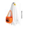 Festival Geese Outfit Weather Resistant Polyester Halloween Attire For Yard Decorations With Pumpkin Pattern