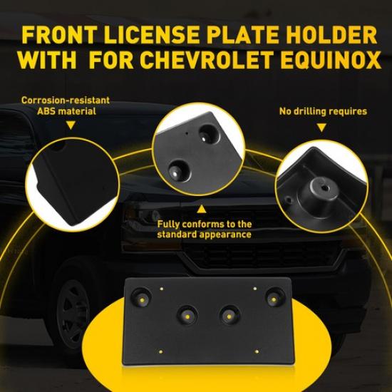 for 2018- EQUINOX FRONT LICENSE PLATE HOLDER NEW GM # 23320630 GM1068190 EXV