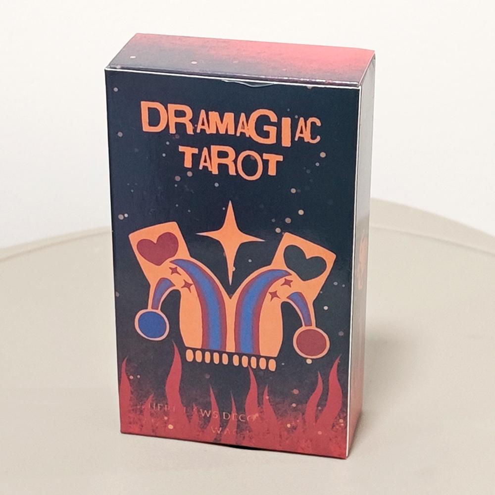 Колода Таро Red Edition Dramagiac 78 шт. Карты Таро в стиле Райдера Уэйта Ведьмовской подарок 10,3*6 см красный