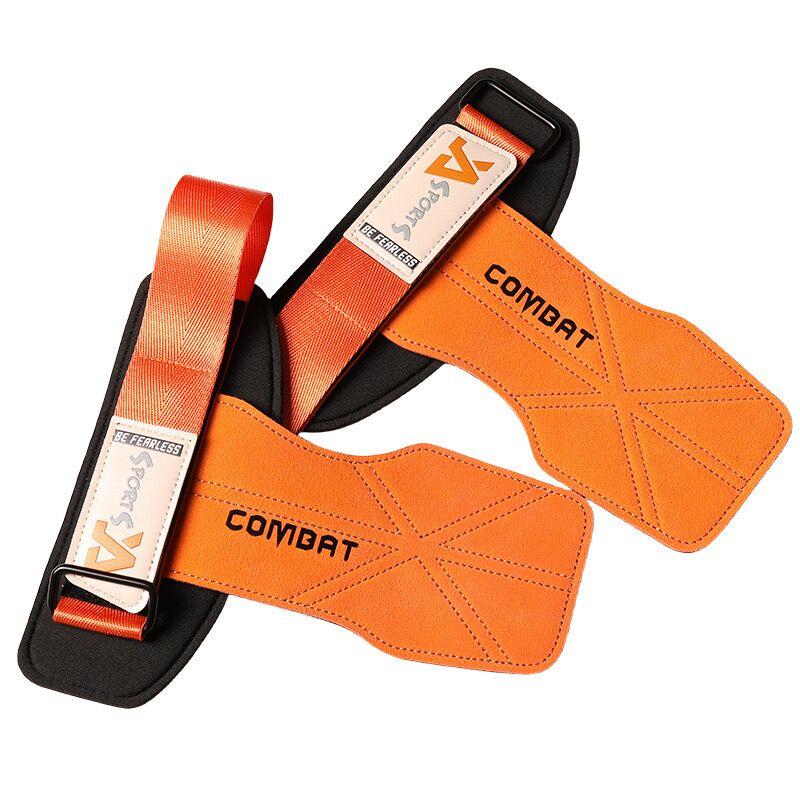 Guanti da Palestra in Pelle Trazioni Sollevamento Ginnastica Crossfit Cinghia Antiscivolo Supporto Protezione Palmo Cuscinetti Accessori Fitness