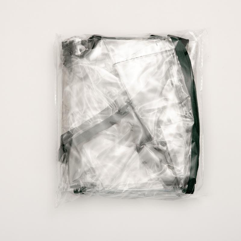 Clear Bag PVC Transparent Christmas Wreath Storage Bag Christmas Decoration Ring Storage Hanging Bag