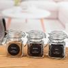 50/100ml Glass Bottle Sealed Storage Jar with Buckle Airtight Locking Lid Big Mouth Kitchen Bottles for Coffee Beans Fruits Nuts