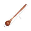 Long Handle Nanmu Wood Stirring Spoon Set (3-Pack)