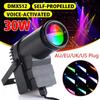 Mini RGBW LED Pinspot Stage Light DMX512 Colorfull Disco Beam for DJ Party KTV Mirror Ball Pin Spotlights