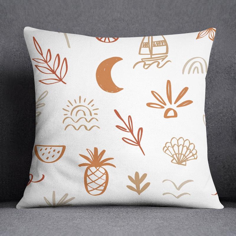 Art Abstract Design Printed Pattern Cushion Cover for Home Living Room Sofa Office Bedroom Car Decoration Pillow Cover