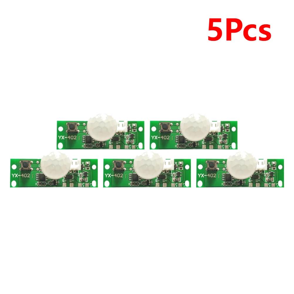 3.7V Human Infrared Induction Solar Light Circuit Board Solar Wall Lamp Control Board 3 Gear Modes PIR Sensor Module Controller
