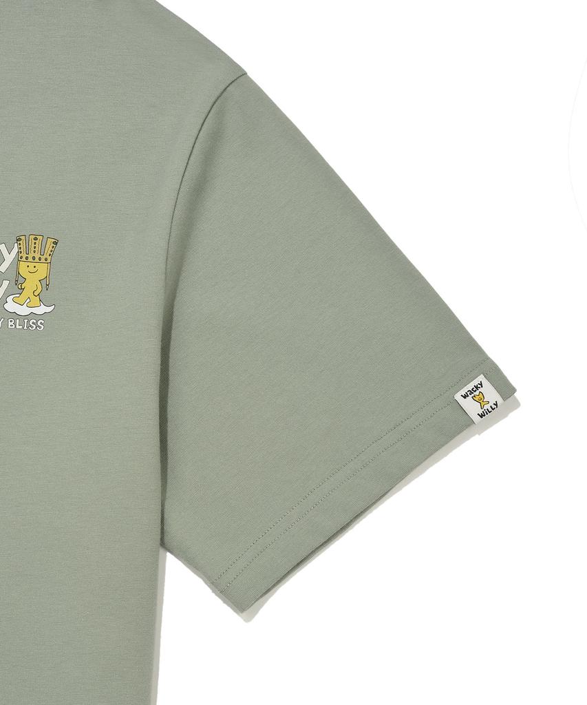 WACKY WILLY Kiki Travel Series Race T-Shirt Green