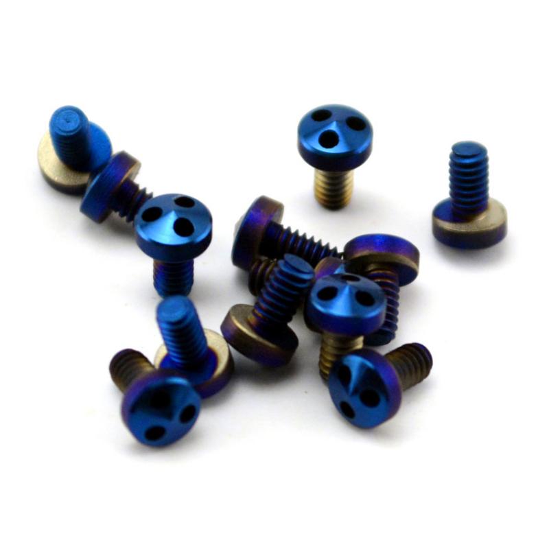 10PCS CNC Stainless Steel Screws Screwdriver for MT Microte UltraTech UT VenoMtech Scarab Knife DIY Rivet Nail Removal Tool 3 Holes